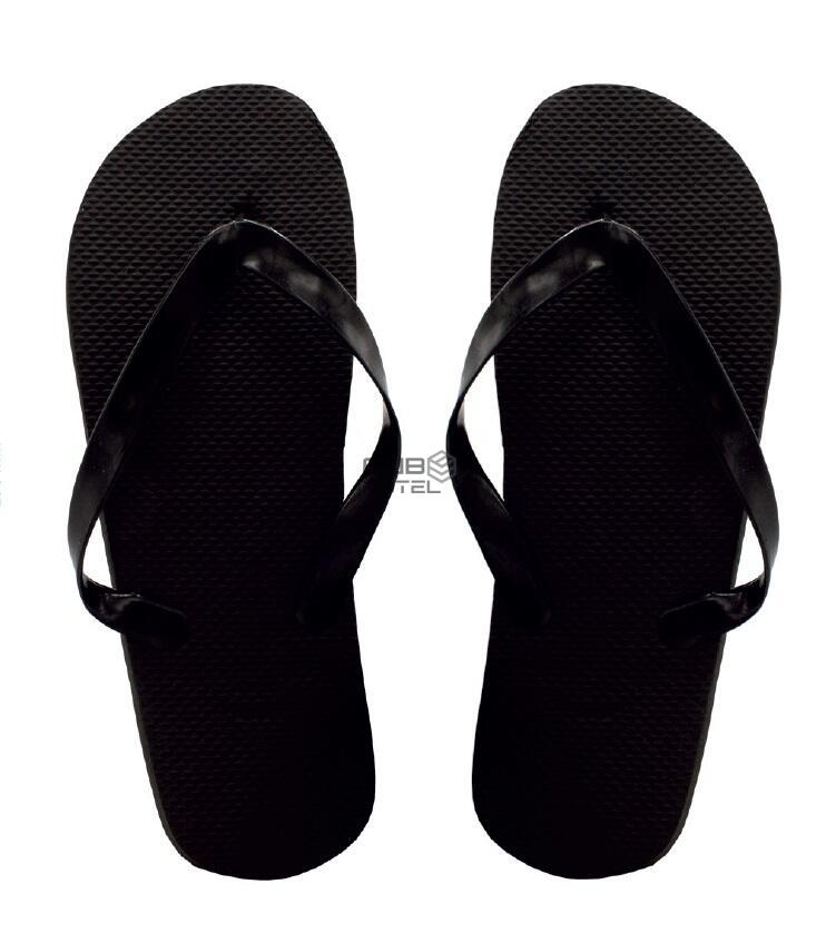 100 Pares, Chinelos Hotel Flip Flop Black, 29Cm